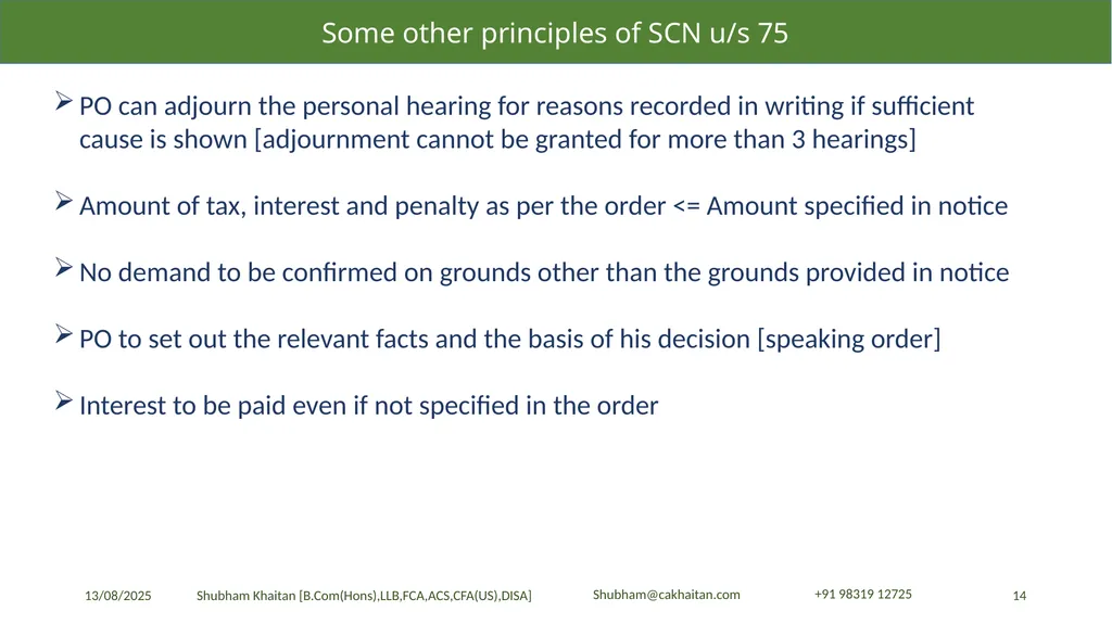 Demand and Recovery By CA Shubham Khaitan, B.COM - slide 14 of 60
