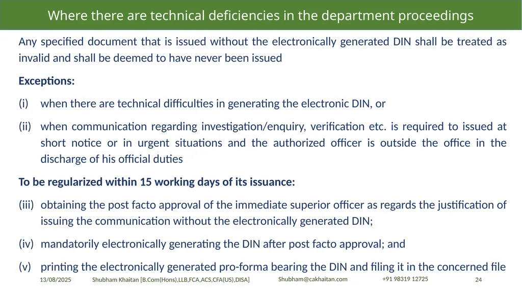 Demand and Recovery By CA Shubham Khaitan, B.COM - slide 24 of 60