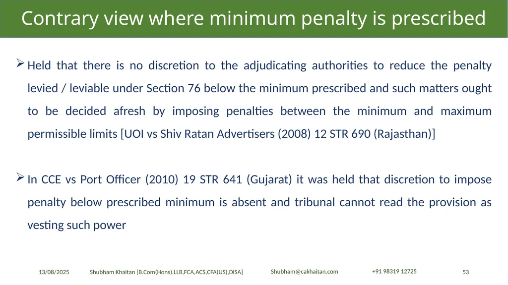 Demand and Recovery By CA Shubham Khaitan, B.COM - slide 53 of 60