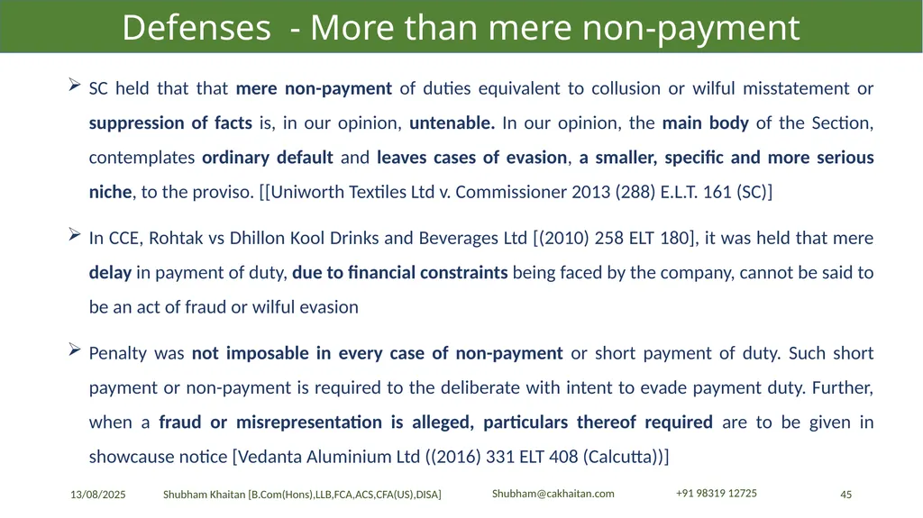 Demand and Recovery By CA Shubham Khaitan, B.COM - slide 45 of 60