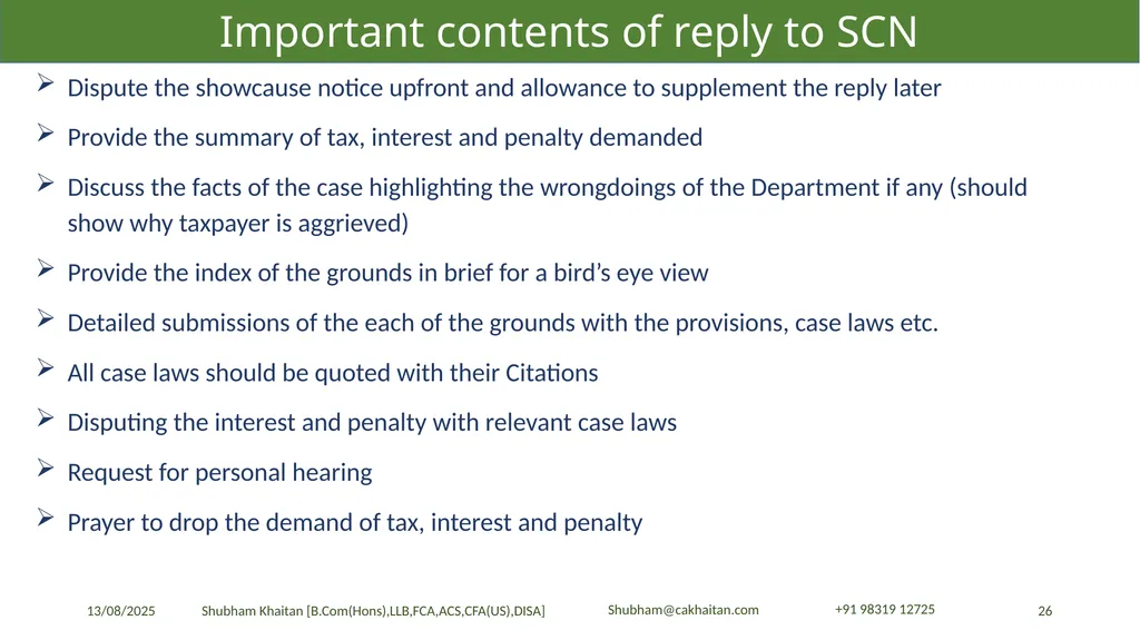 Demand and Recovery By CA Shubham Khaitan, B.COM - slide 26 of 60