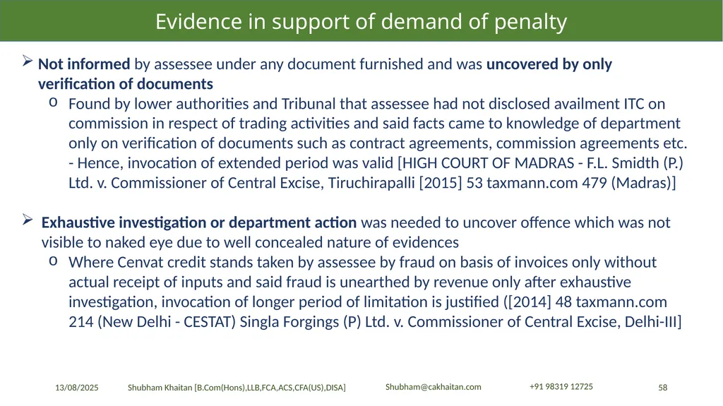 Demand and Recovery By CA Shubham Khaitan, B.COM - slide 58 of 60