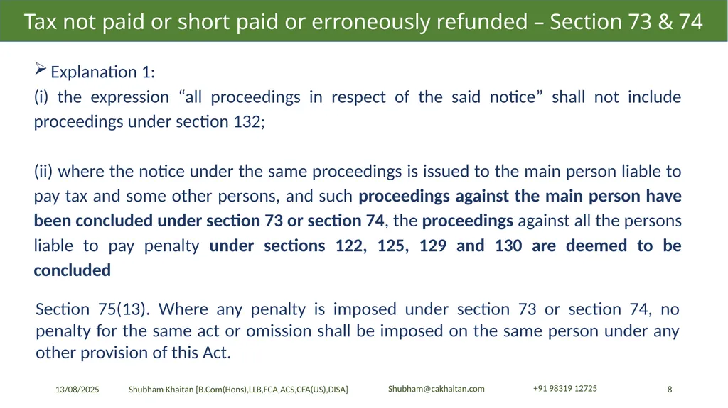 Demand and Recovery By CA Shubham Khaitan, B.COM - slide 8 of 60
