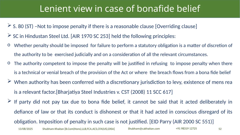 Demand and Recovery By CA Shubham Khaitan, B.COM - slide 52 of 60