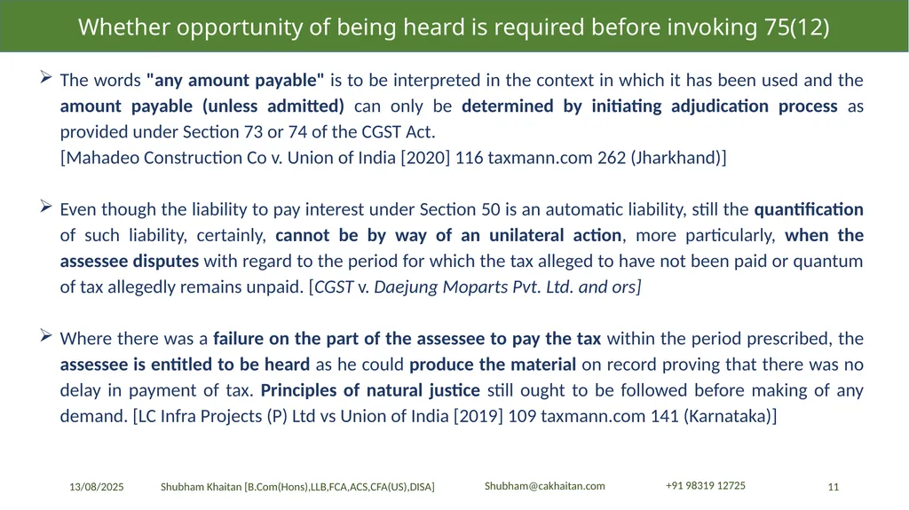 Demand and Recovery By CA Shubham Khaitan, B.COM - slide 11 of 60