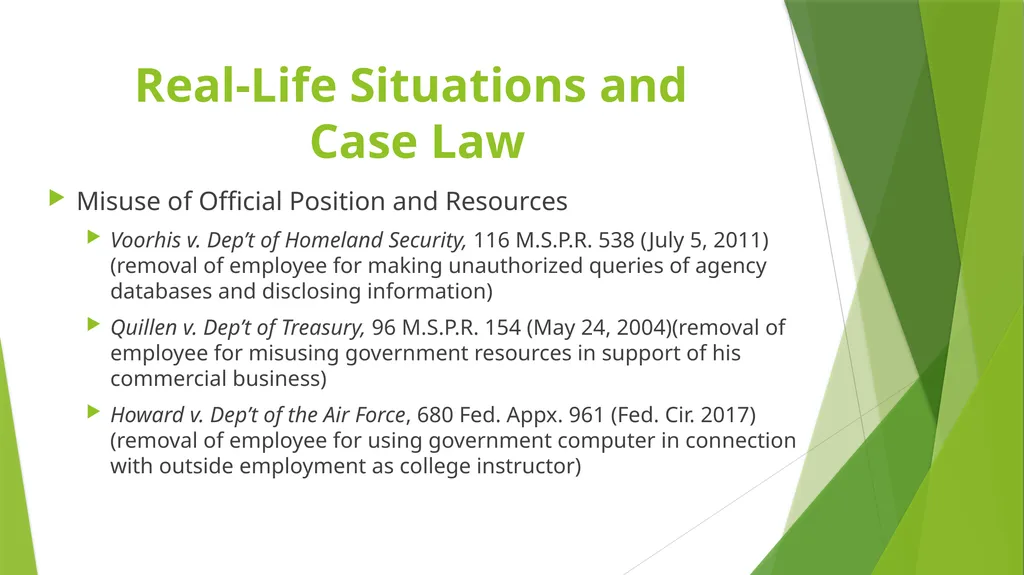 Ethics: Investigations and Discipline Presented - slide 20 of 29