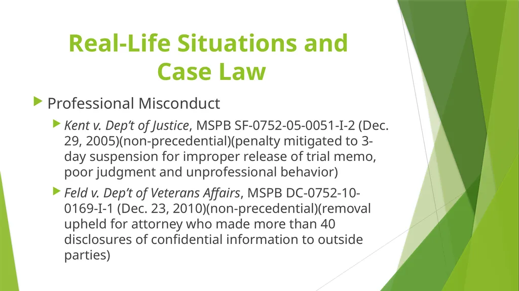 Ethics: Investigations and Discipline Presented - slide 22 of 29