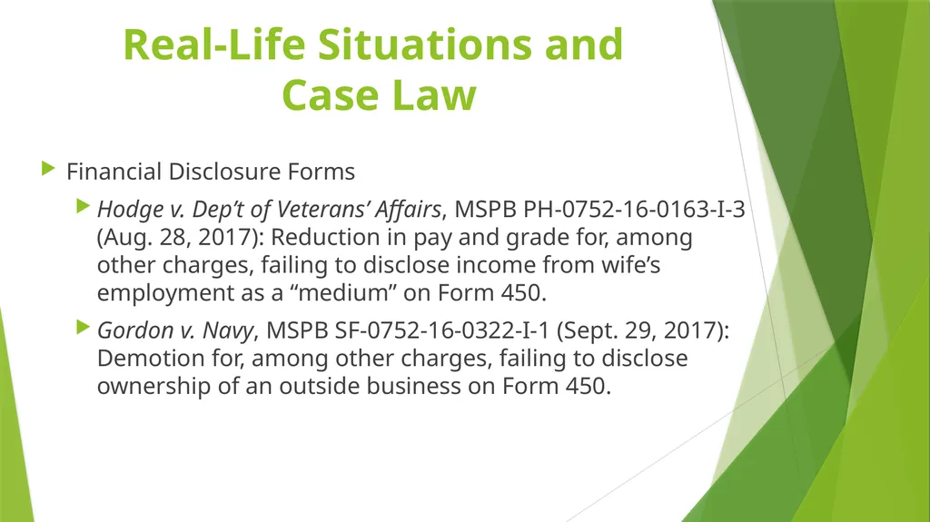 Ethics: Investigations and Discipline Presented - slide 28 of 29