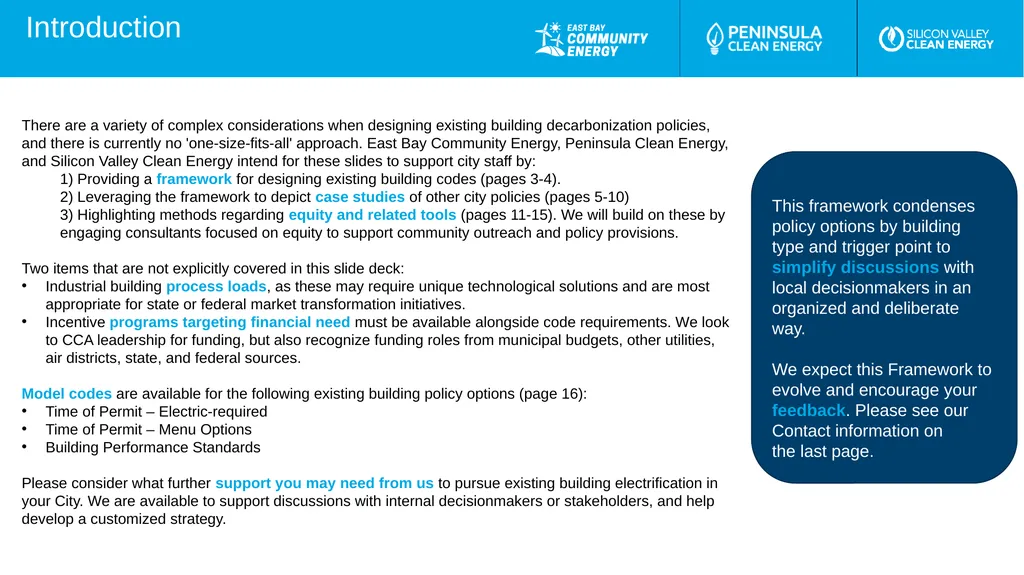 Existing Building Electrification Suggested - slide 2 of 21