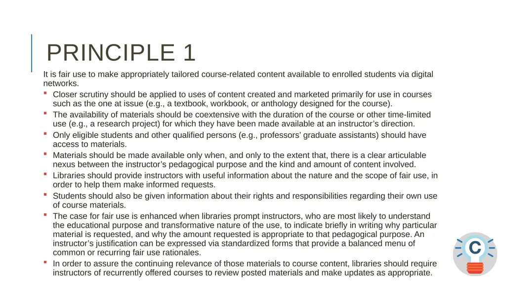TEACH-ing Video Online? ALA CopyTalk Webinar May - slide 28 of 47