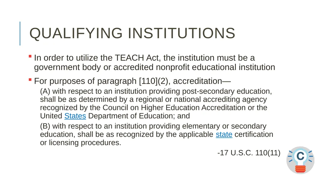 TEACH-ing Video Online? ALA CopyTalk Webinar May - slide 6 of 47