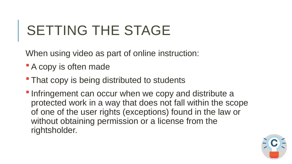 TEACH-ing Video Online? ALA CopyTalk Webinar May - slide 3 of 47