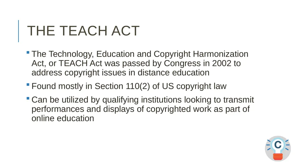 TEACH-ing Video Online? ALA CopyTalk Webinar May - slide 5 of 47