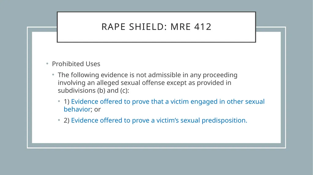 Representing Military Survivors of Sex Harassment - slide 21 of 31