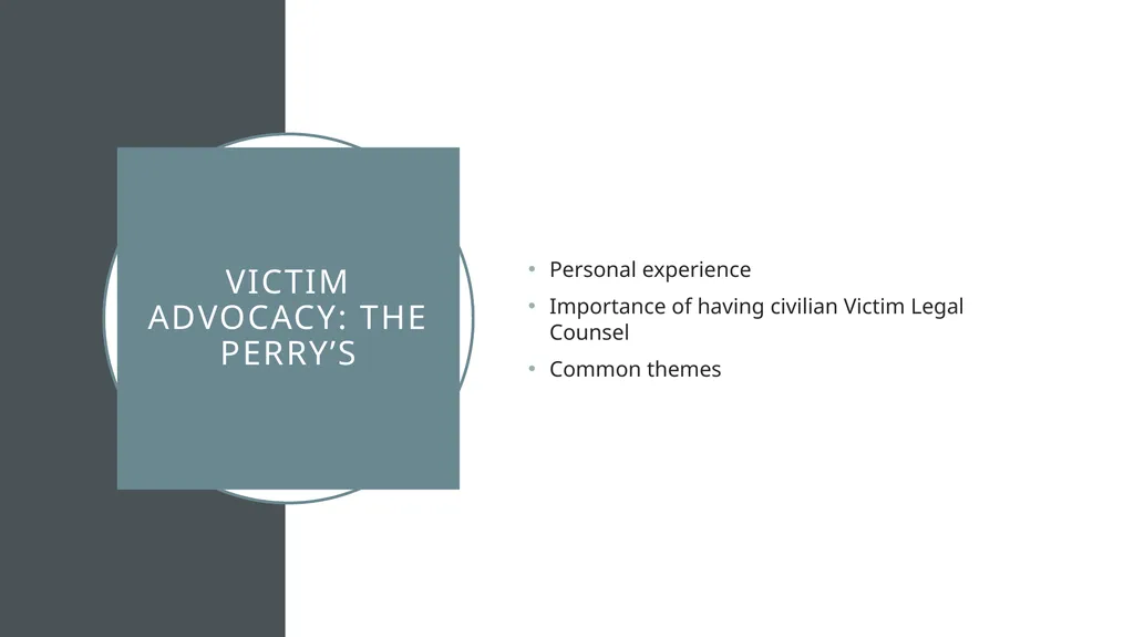 Representing Military Survivors of Sex Harassment - slide 30 of 31