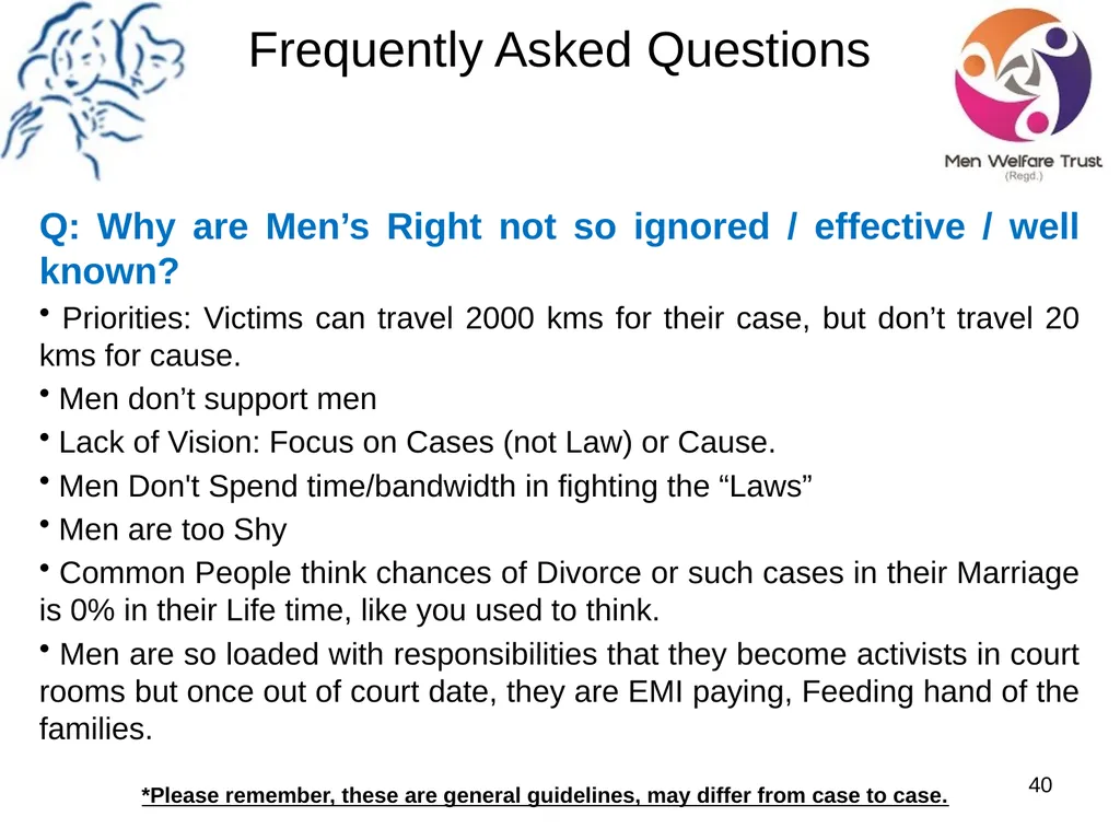 Welcome to Save Indian Family Frequently Asked - slide 40 of 53