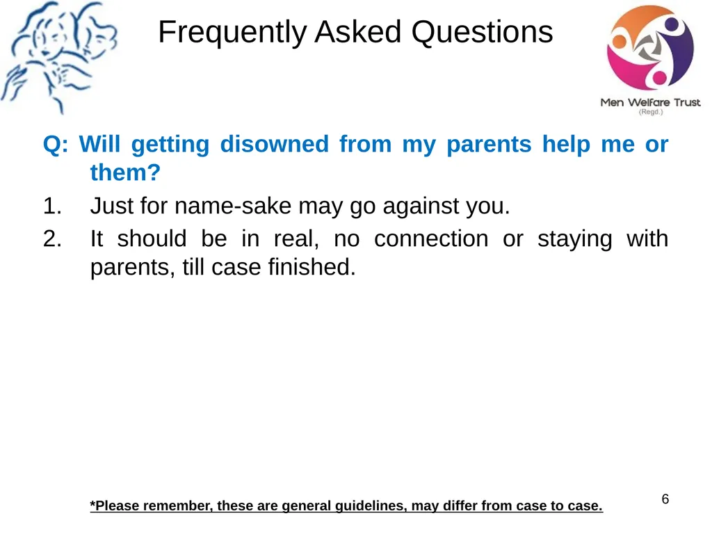 Welcome to Save Indian Family Frequently Asked - slide 6 of 53