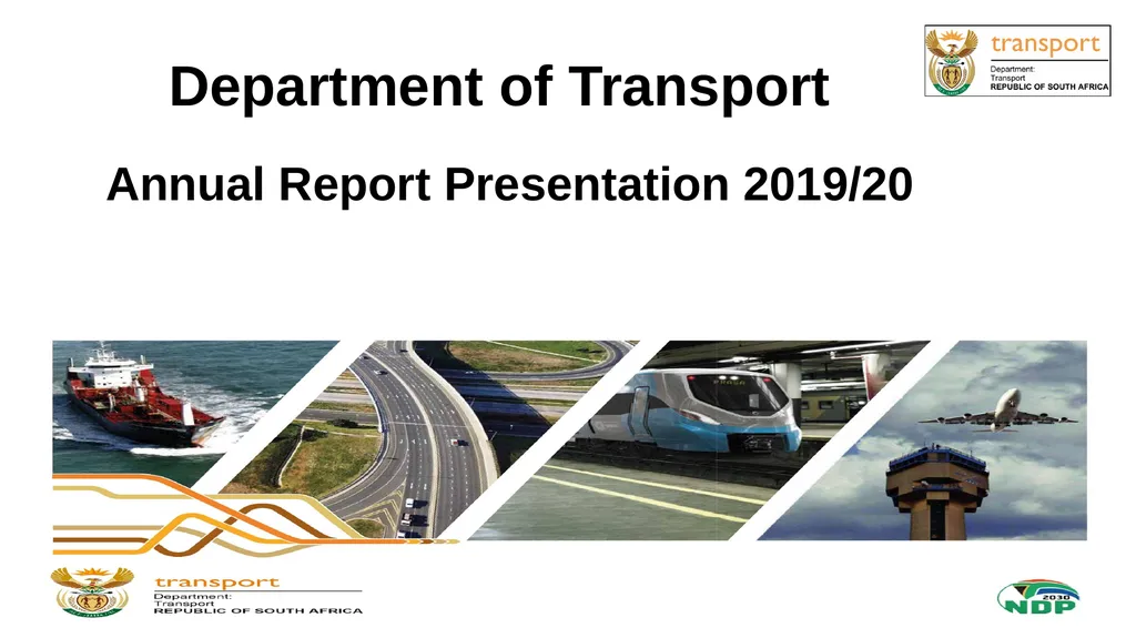 Department of Transport Annual Report Presentation