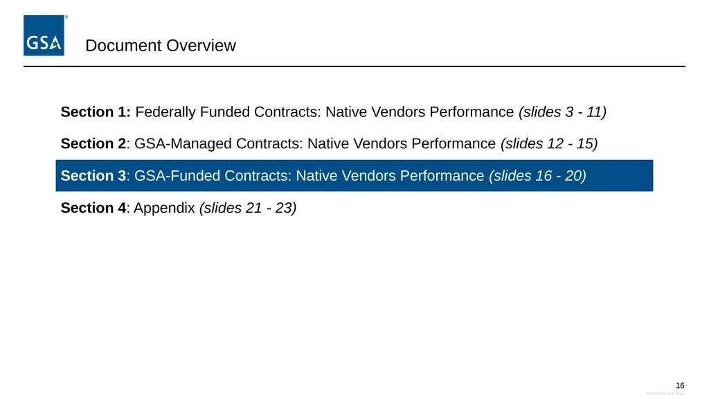 Equity in Procurement Working Group Native Vendor - slide 16 of 24