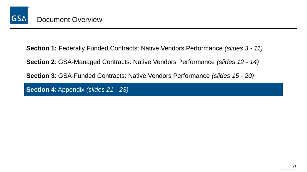 Equity in Procurement Working Group Native Vendor - slide 21 of 24