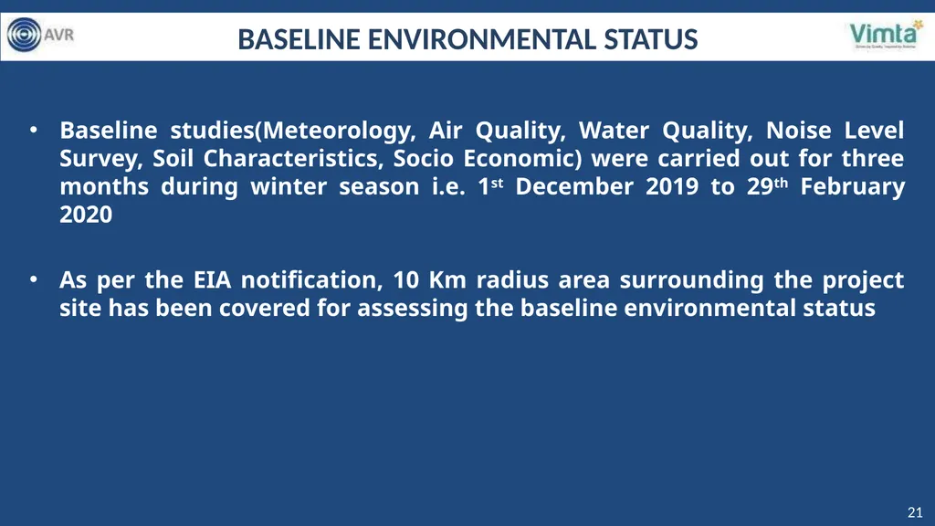 PRESENTATION FOR GRANT OF ENVIROMENTAL CLEARANCE - slide 21 of 48