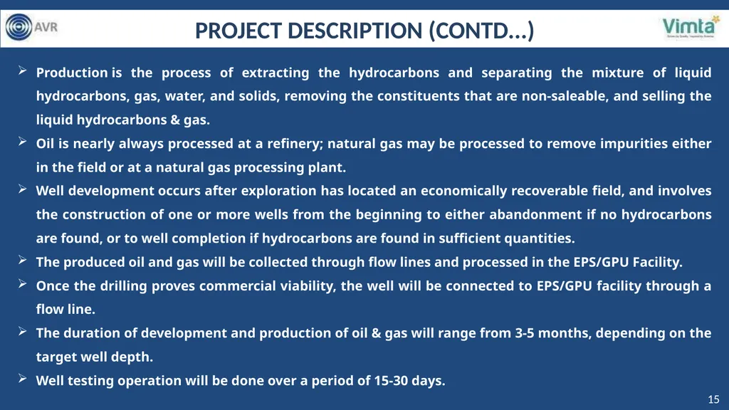 PRESENTATION FOR GRANT OF ENVIROMENTAL CLEARANCE - slide 15 of 48