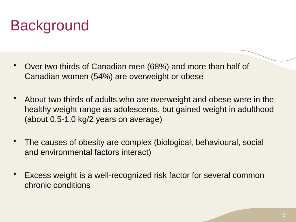 Putting Prevention into Practice Canadian Task - slide 5 of 46