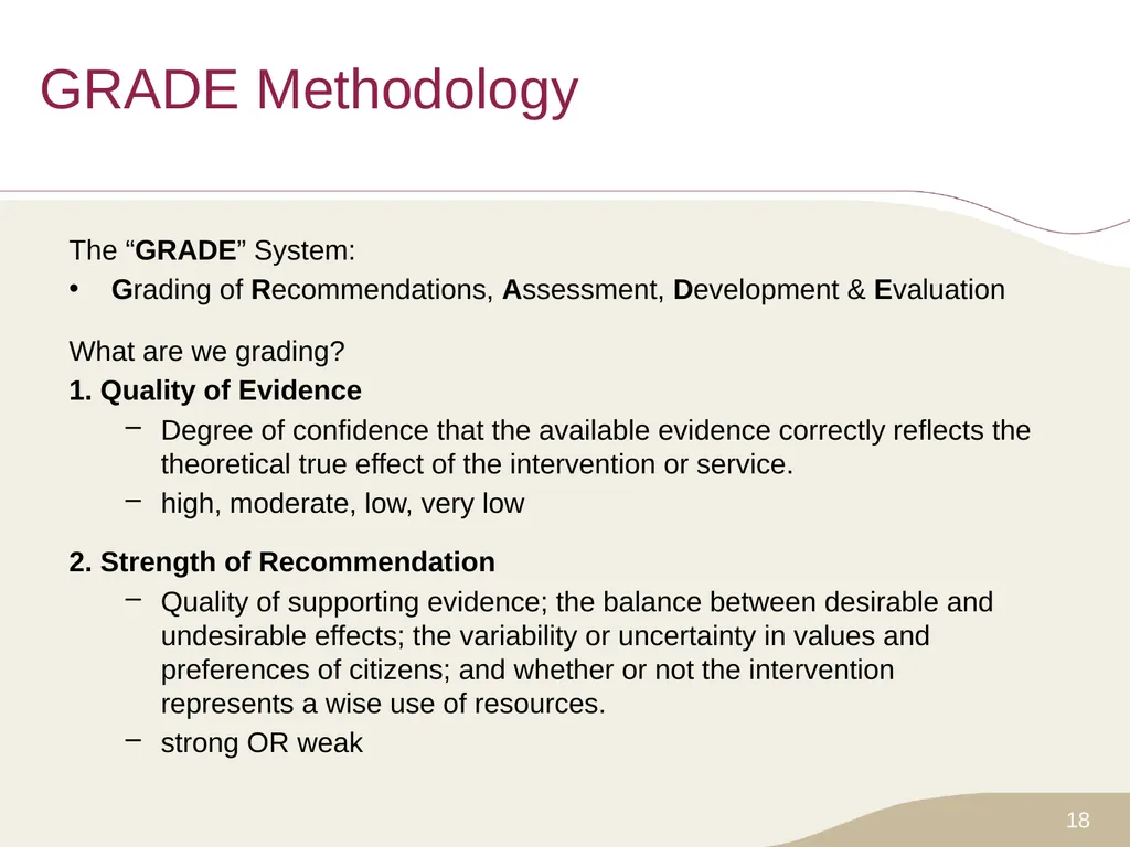 Putting Prevention into Practice Canadian Task - slide 18 of 46