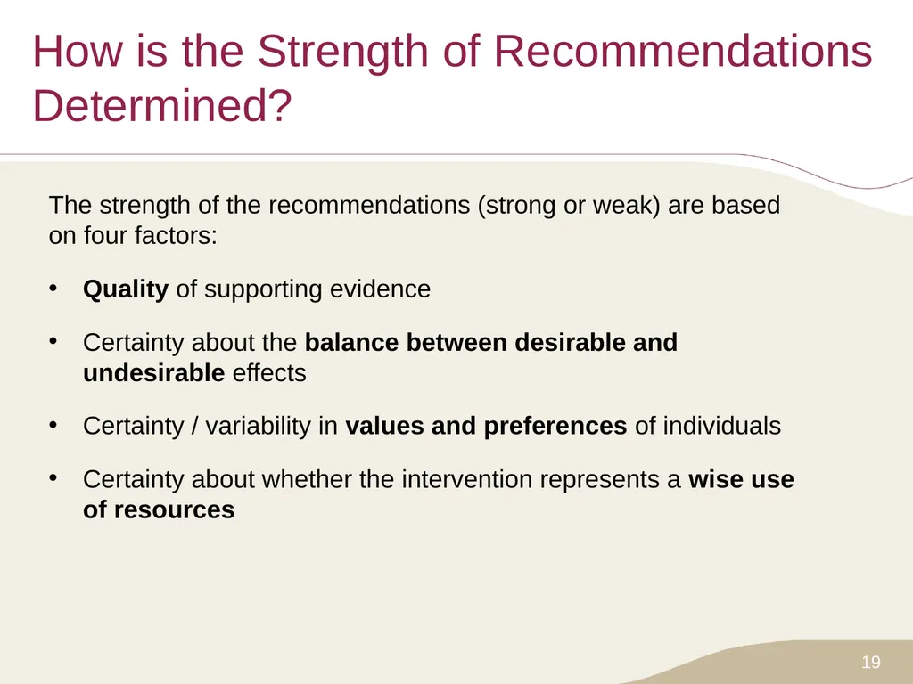 Putting Prevention into Practice Canadian Task - slide 19 of 46