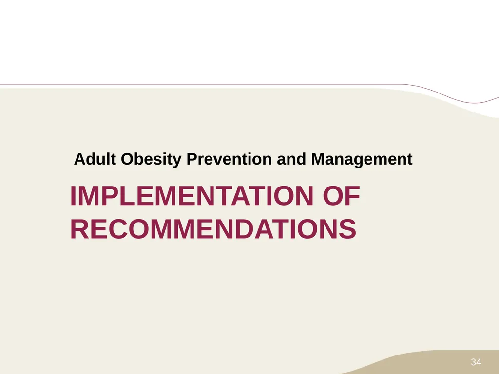Putting Prevention into Practice Canadian Task - slide 34 of 46