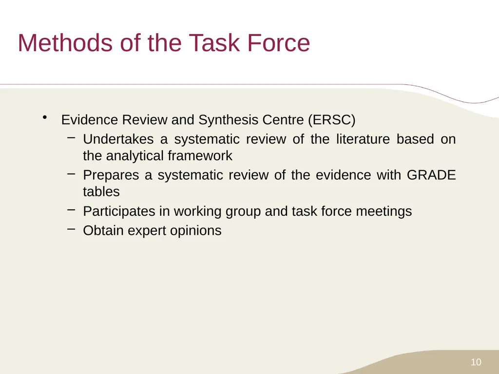 Putting Prevention into Practice Canadian Task - slide 10 of 46