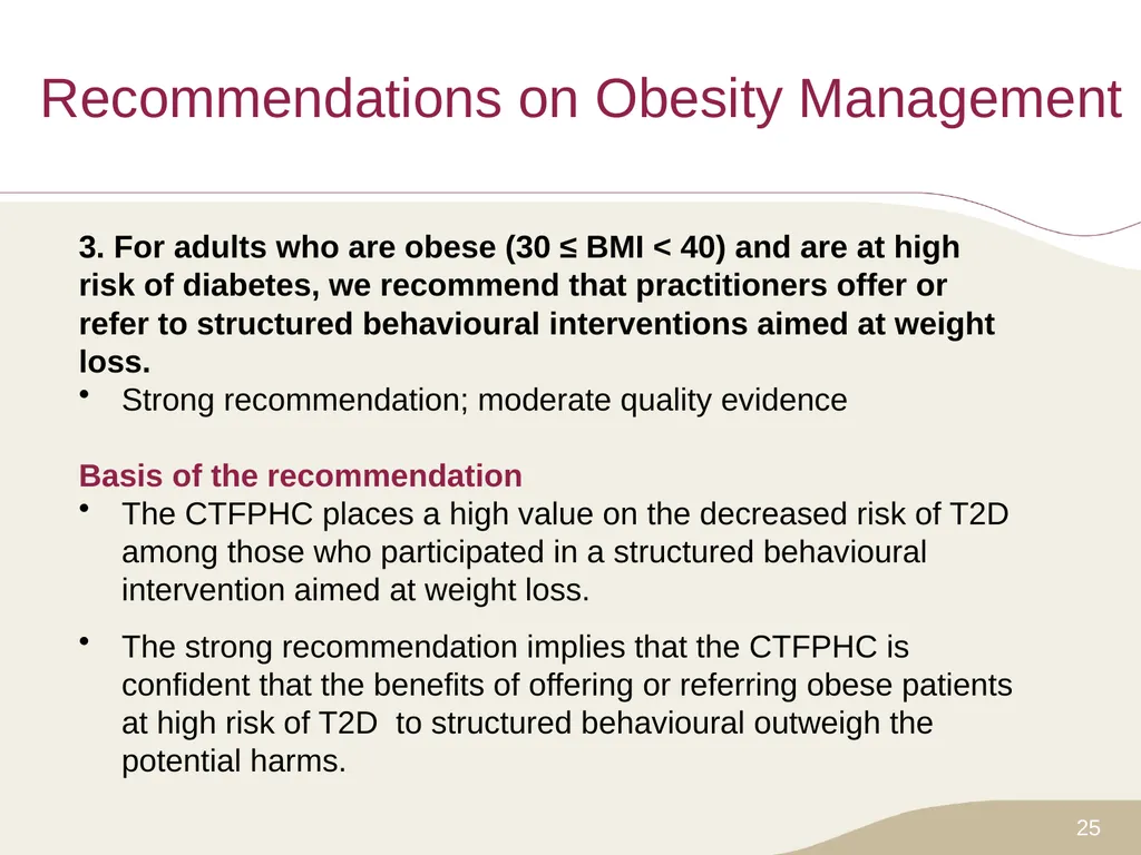 Putting Prevention into Practice Canadian Task - slide 25 of 46