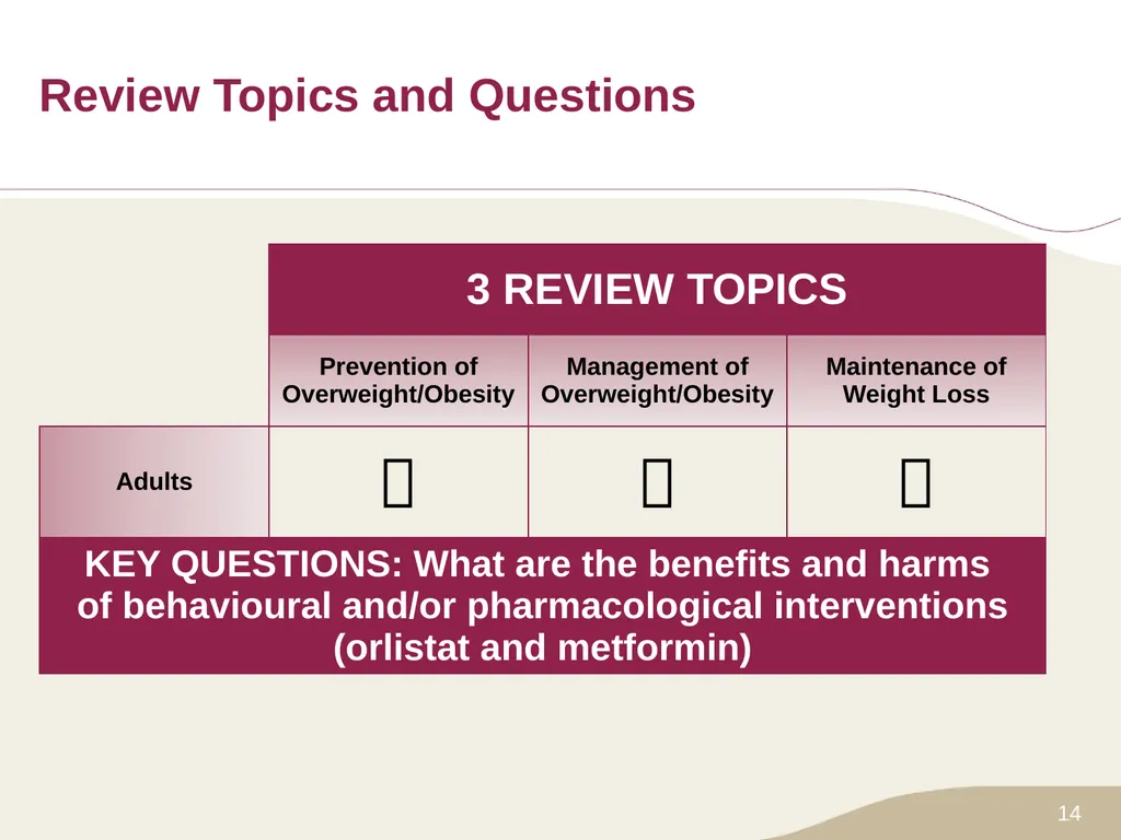 Putting Prevention into Practice Canadian Task - slide 14 of 46