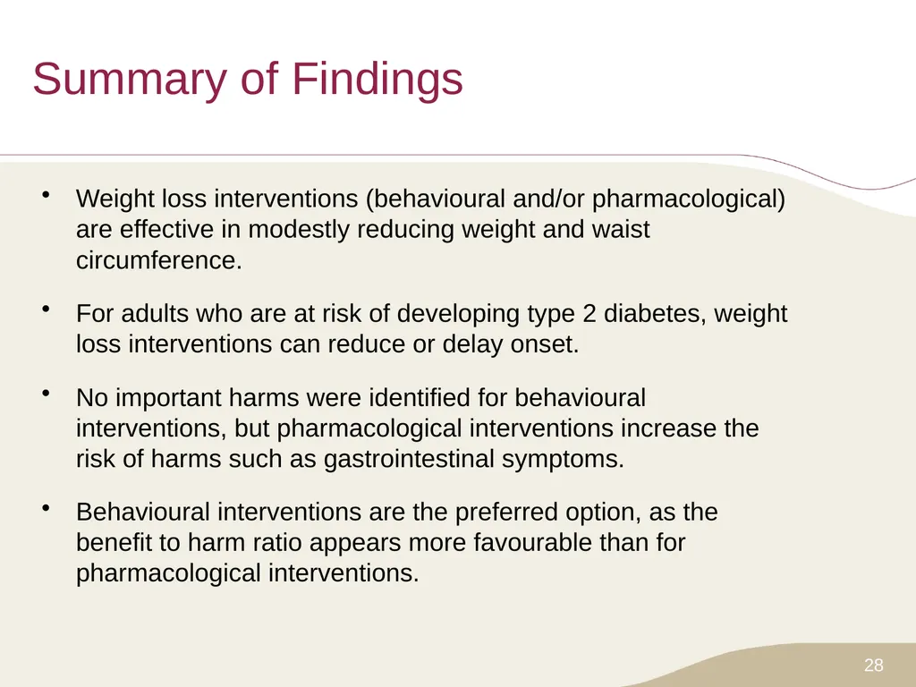 Putting Prevention into Practice Canadian Task - slide 28 of 46
