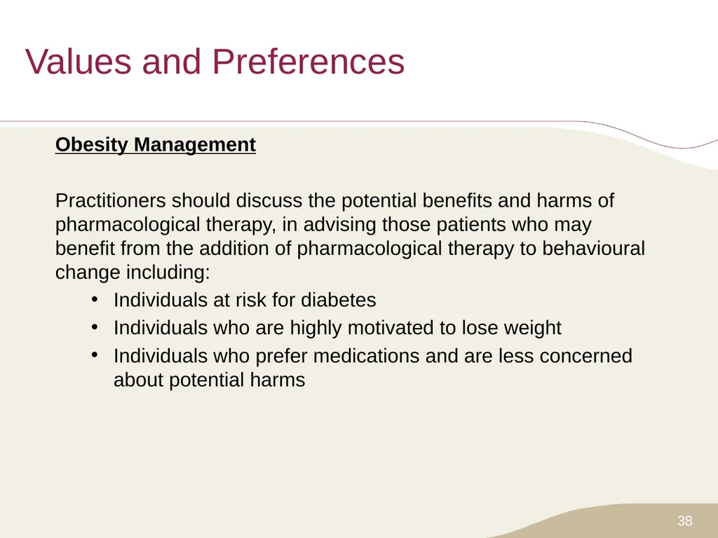 Putting Prevention into Practice Canadian Task - slide 38 of 46