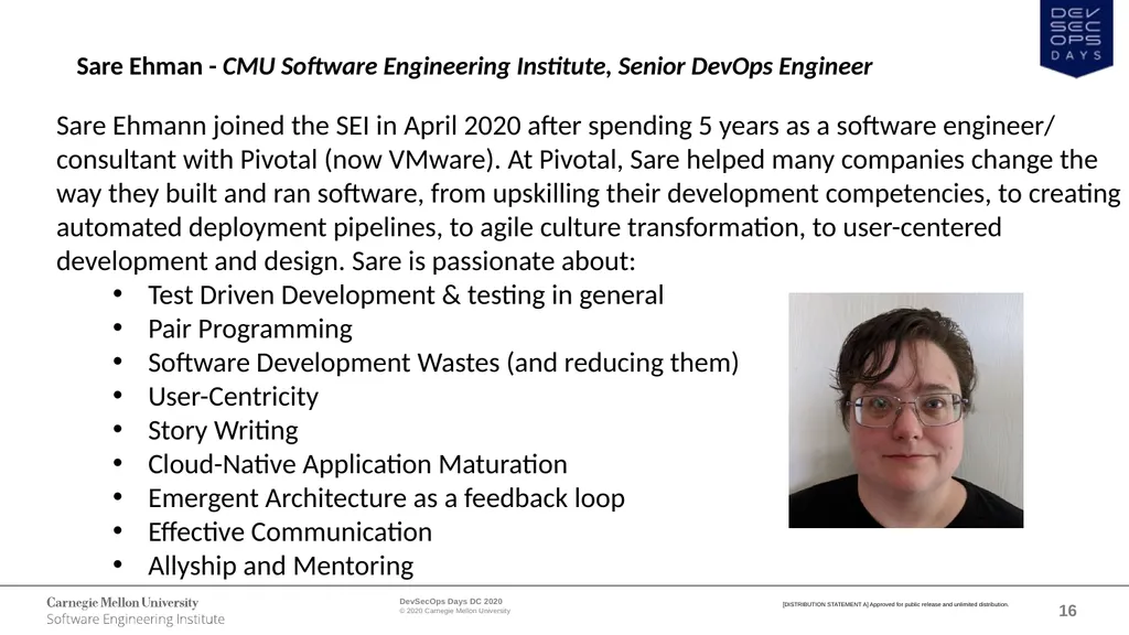 WELCOME DevSecOps Days DC October 1, 2020 - slide 16 of 25