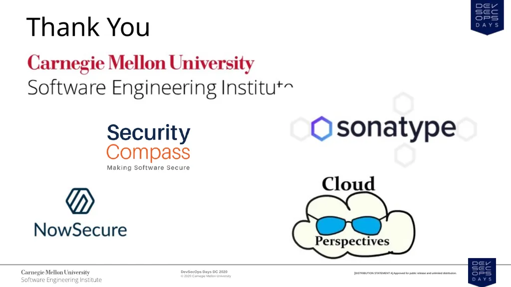 WELCOME DevSecOps Days DC October 1, 2020 - slide 25 of 25