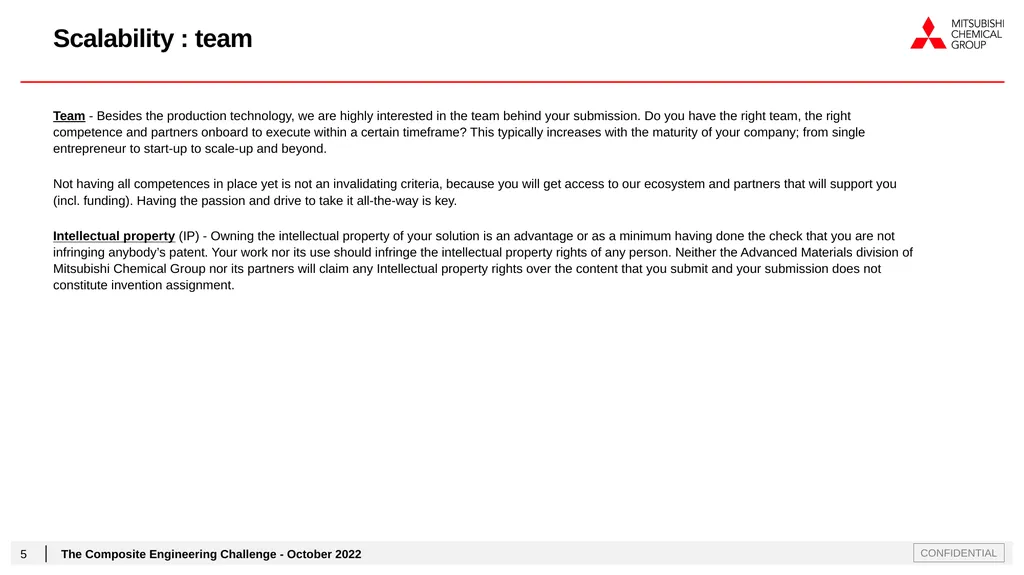 Judging Criteria The Composite Engineering - slide 5 of 7
