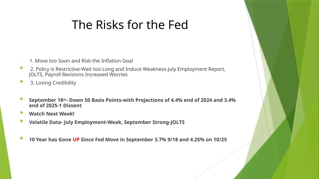 A New Crew, Falling Rates, Old Questions and New - slide 12 of 27