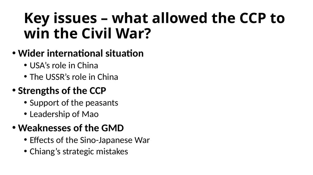 Writing History Essays for the Pre-U Mandarin - slide 16 of 25