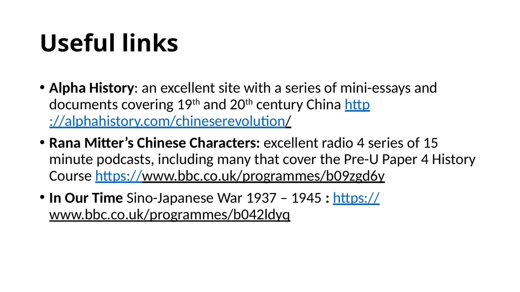 Writing History Essays for the Pre-U Mandarin - slide 21 of 25