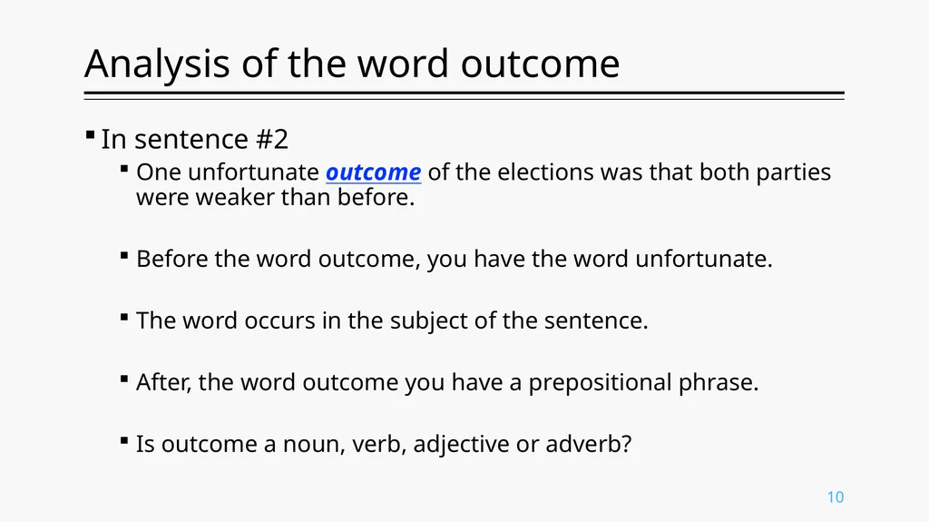 Inferring Meaning From Context ENG. 213 Prof. - slide 10 of 19