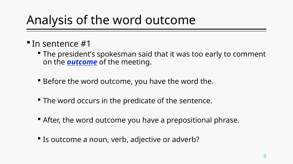 Inferring Meaning From Context ENG. 213 Prof. - slide 9 of 19