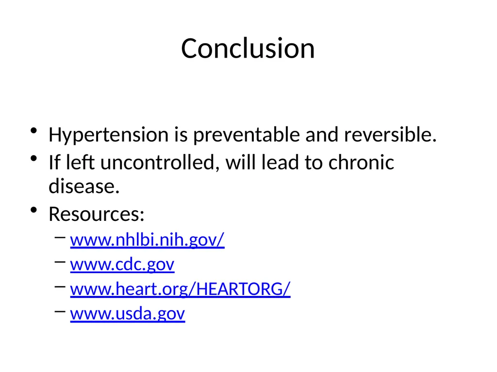 Diet and Hypertension What is Blood Pressure? The - slide 25 of 25