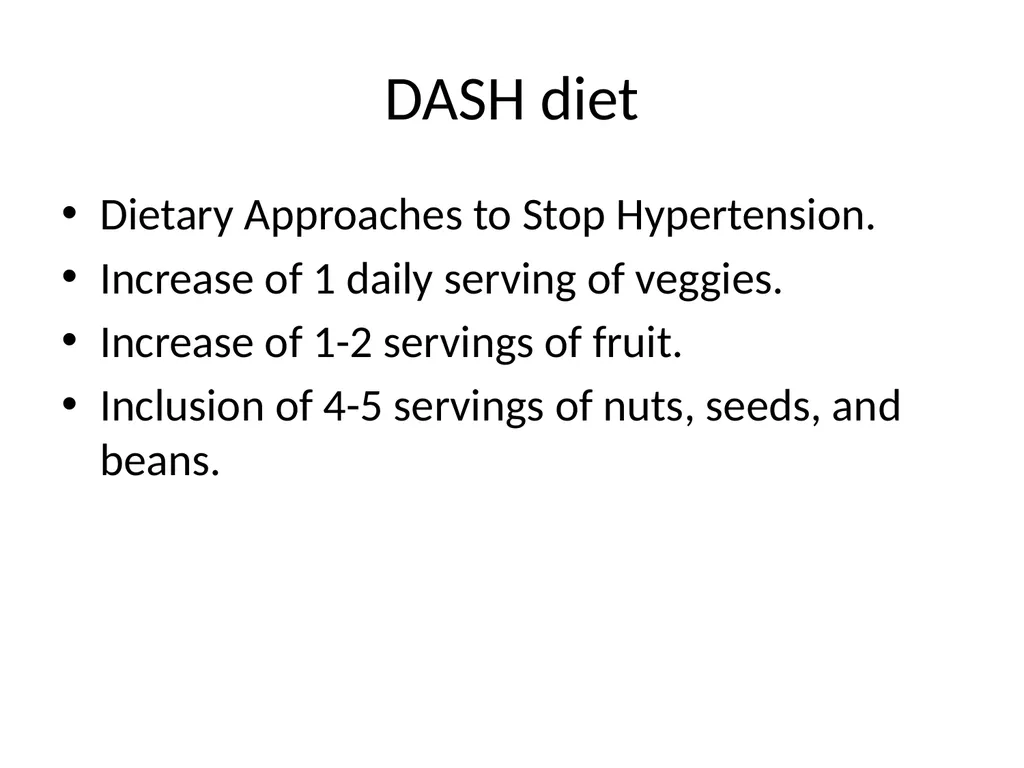 Diet and Hypertension What is Blood Pressure? The - slide 19 of 25