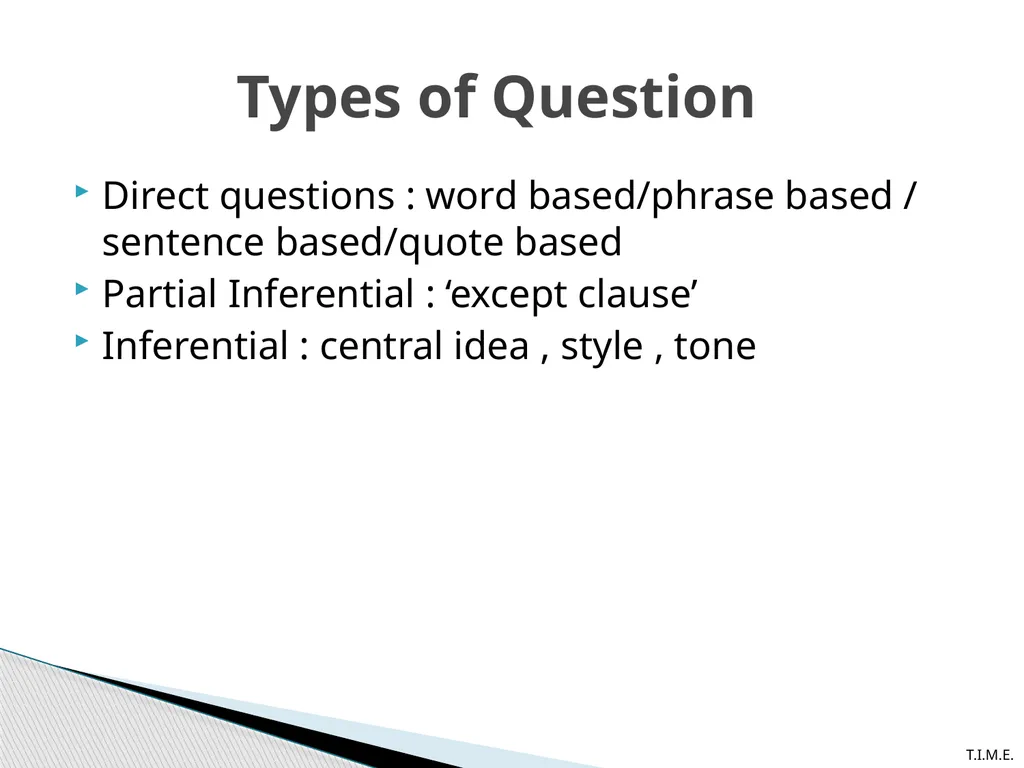 RC Workshop and AIMCAT Discussion (Verbal) AIMCAT - slide 20 of 32