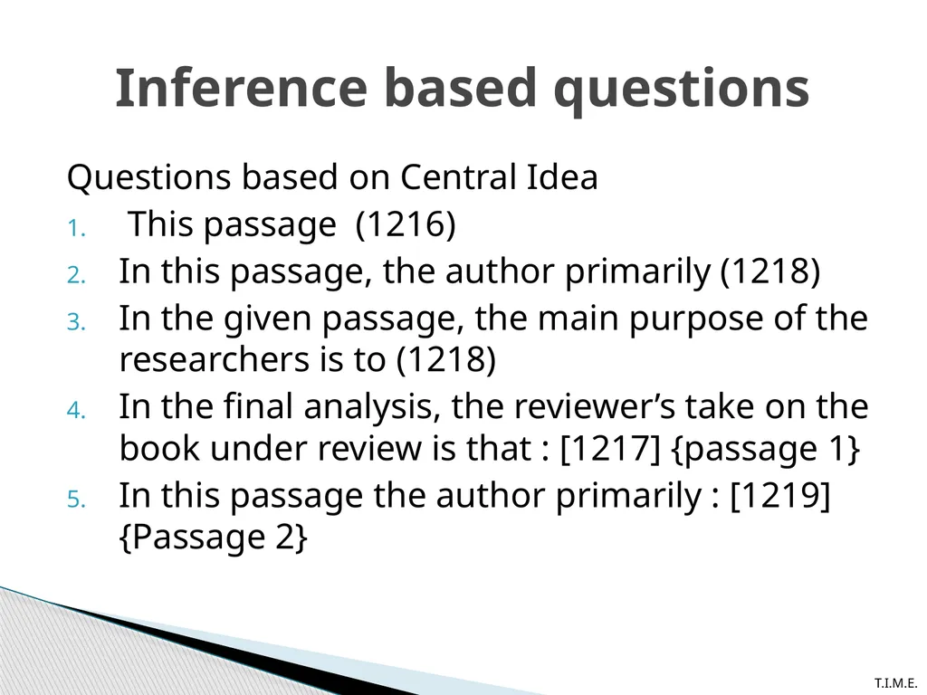 RC Workshop and AIMCAT Discussion (Verbal) AIMCAT - slide 23 of 32
