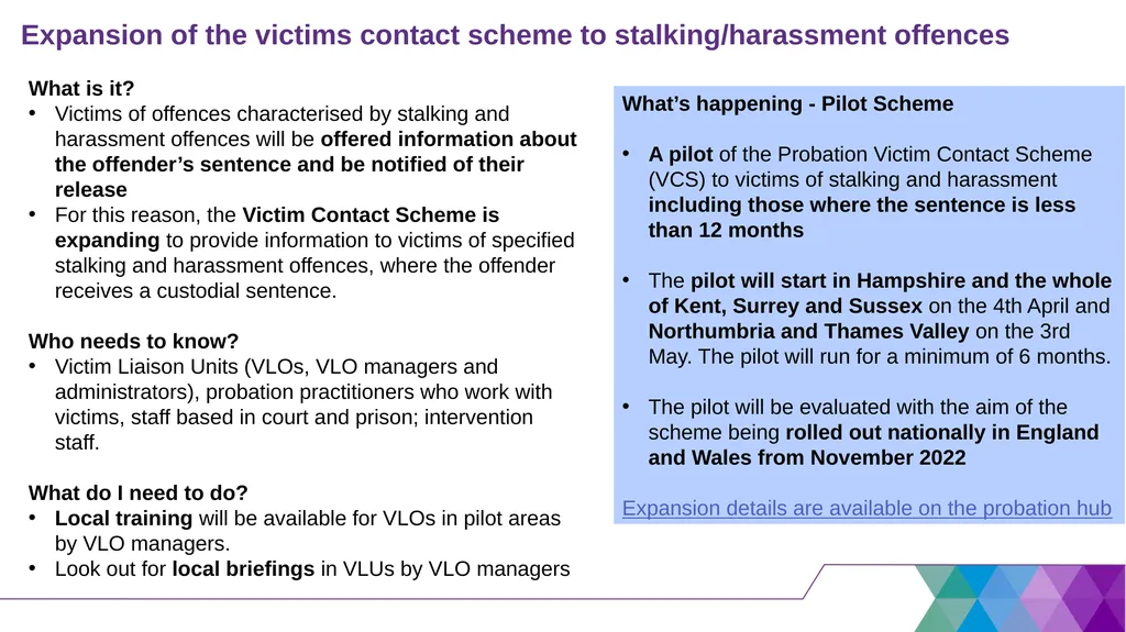 Presenter’s notes The April Regional Team Briefing - slide 25 of 28