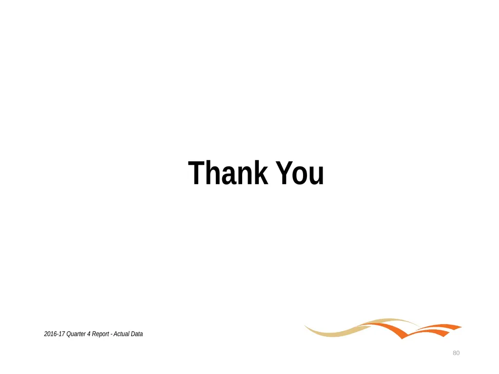 Briefing to the Portfolio Committee on Tourism - slide 80 of 80