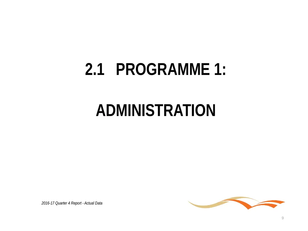 Briefing to the Portfolio Committee on Tourism - slide 9 of 80